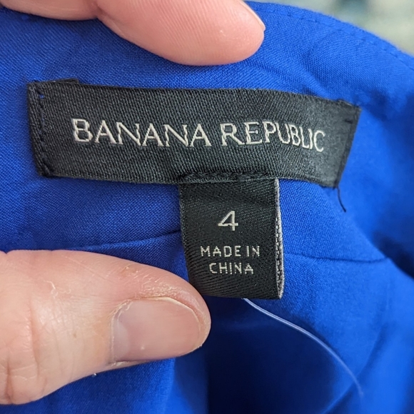 Banana Republic Women’s Sz 6 Blue Mini Pencil Skirt - Picture 6 of 10